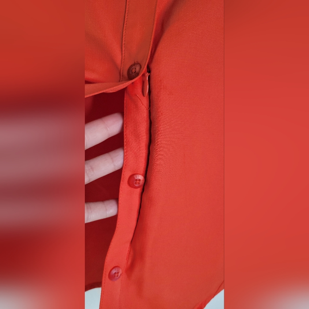REI Women's Hiking Shirt - Size Medium - Orange - Preowned - Picture 8 of 15